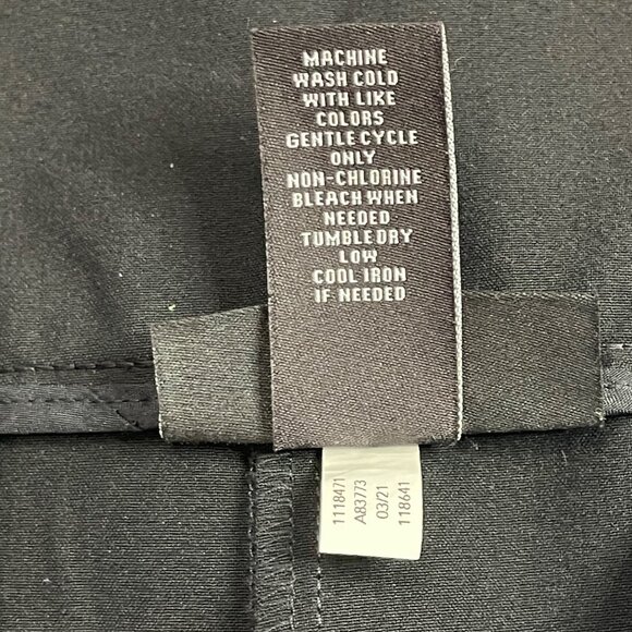 Lane Bryant Wide Leg Dress Pants‎ Women's Size 16 LONG Black Pockets High Rise - Picture 9 of 11